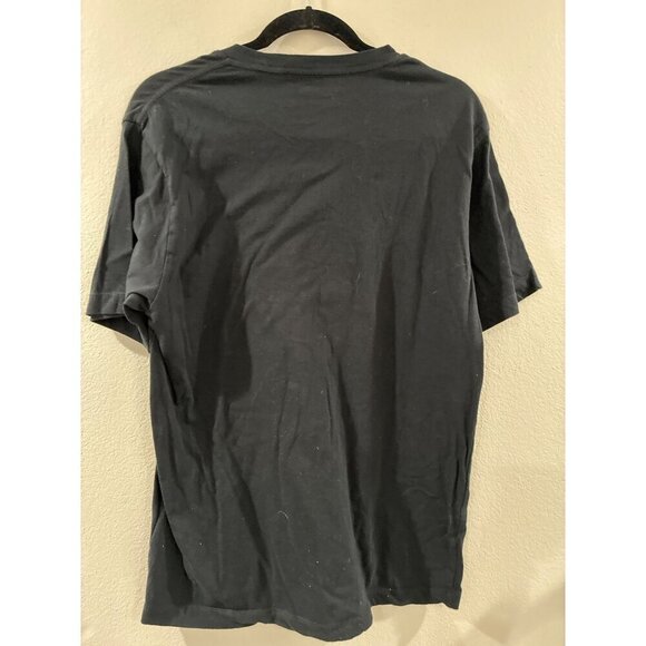 True Religion Shirt men’s solid Black crew neck  Size Large 100% Cotton logo - Picture 2 of 6